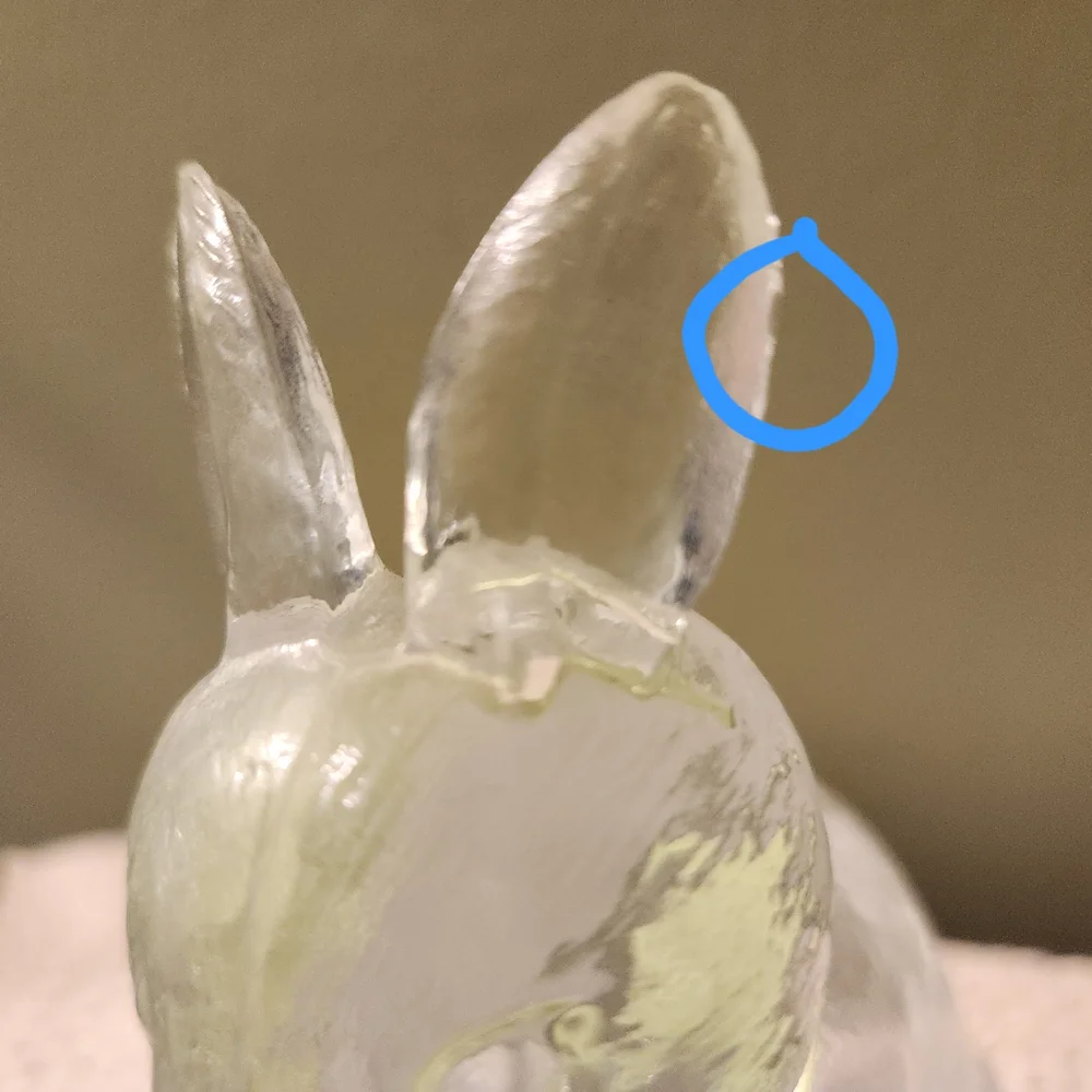 Pressed Glass Bunny On A Nest Easter Candy Dish / Trinket Dish